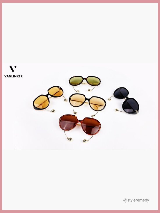 Polarized Aviator Sunglasses Retro Round Frame Shield Shades